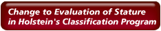 changeto Evaluation of  Stature