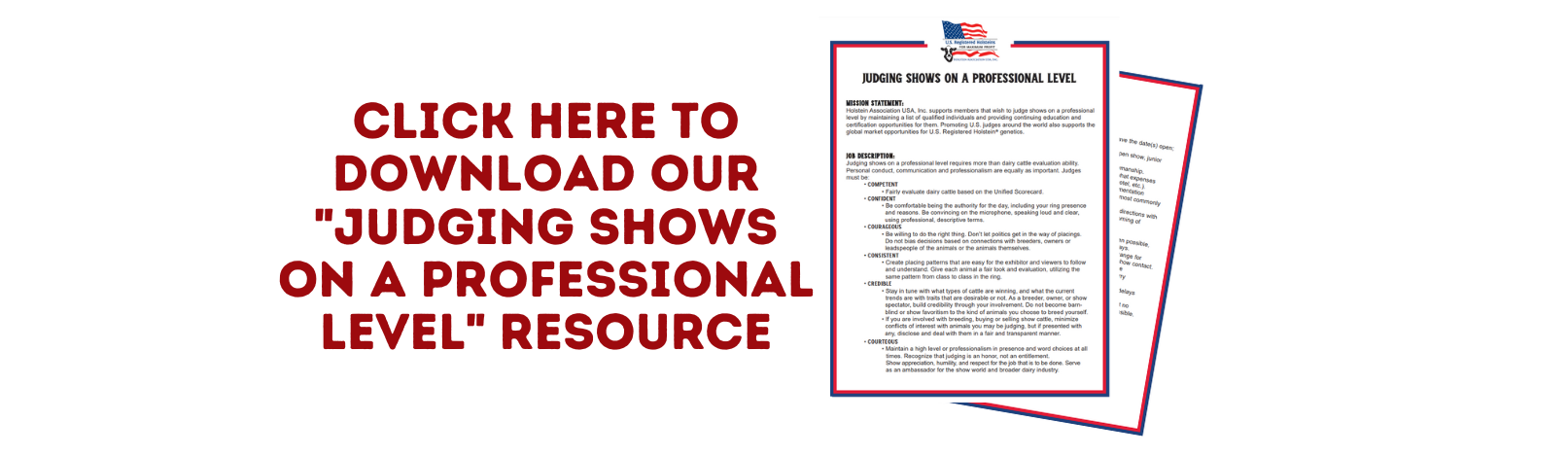 National Show Judges List and Conferences