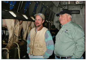 milking parlor